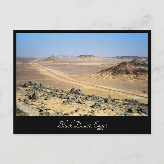 Carte Postale Black Desert View, Farafra, Egypte (Devant)