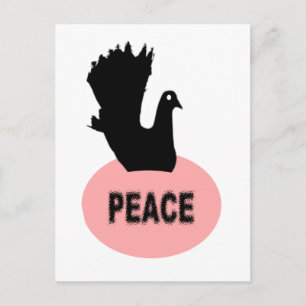 Carte postale Black Dove Peace