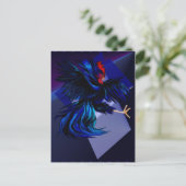 Carte postale Black Fighting Rooster (Debout devant)
