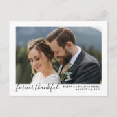 Carte Postale Black Forever Merci Mariage Merci photo (Devant)