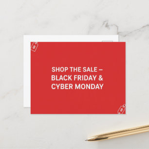 Carte Postale Black Friday & Cyber Monday :