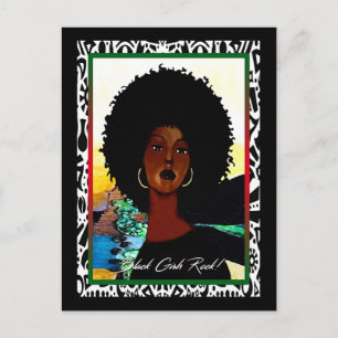 Carte Postale Black Girls Rock !