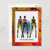 Carte Postale Black Girls Rock ! (Devant / Derrière)