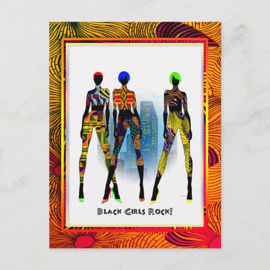 Carte Postale Black Girls Rock ! (Devant)