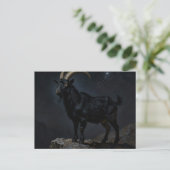 Carte Postale Black Goat at Night (Debout devant)