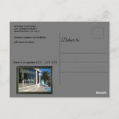 Carte Postale Black Gold Modern géométrique Abstrait (Dos)