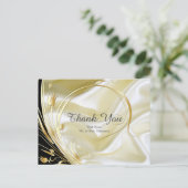 Carte postale Black & Gold sur Merci de soie Champ (Debout devant)