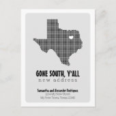 Carte Postale Black Gone South, Y'all Moving (Devant)