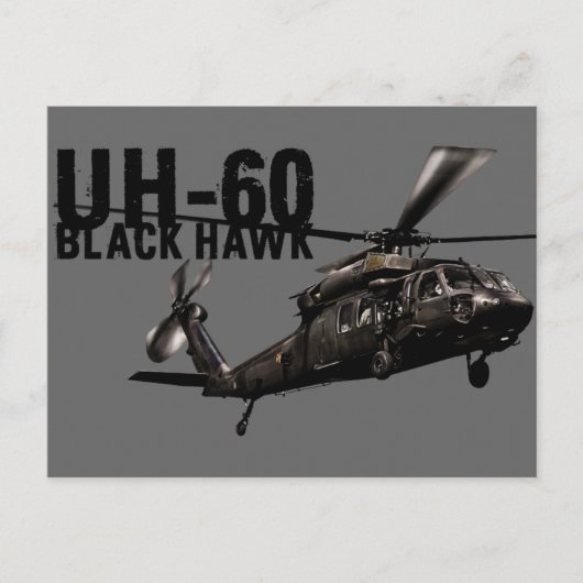 Carte Postale Black Hawk (Devant)