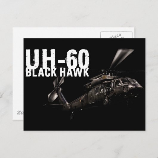 Carte Postale Black Hawk (Devant / Derrière)
