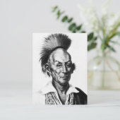 Carte Postale Black Hawk ~ Sac Sauk Chef indien (Debout devant)