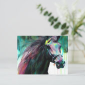 Carte postale Black Horse (Debout devant)