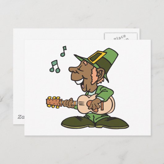 Carte Postale Black Irish Pride (Devant / Derrière)