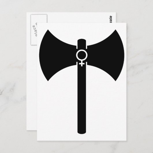 Carte Postale Black Labrys (Devant / Derrière)