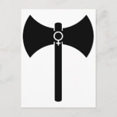 Carte Postale Black Labrys (Devant)