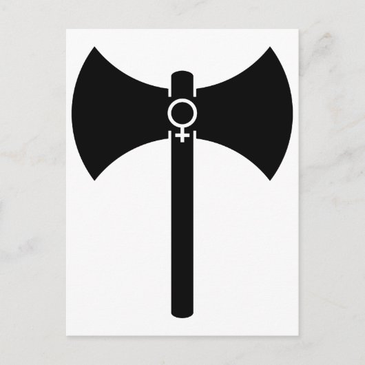 Carte Postale Black Labrys (Devant)