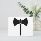Carte Postale Black Labrys (Debout devant)