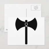 Carte Postale Black Labrys (Devant / Derrière)