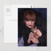 Carte Postale Black Lace Goth (Devant / Derrière)