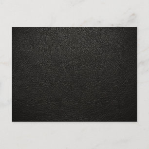 Carte Postale Black Leather Texture Background
