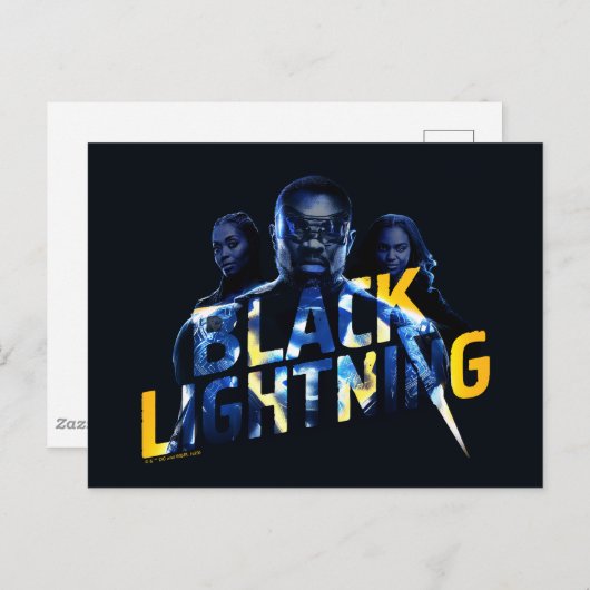 Carte Postale Black Lightning Heroes (Devant / Derrière)