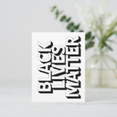 Carte postale Black Lives Matt (Debout devant)