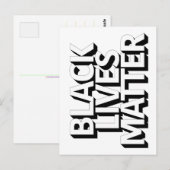 Carte postale Black Lives Matt (Devant / Derrière)