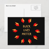 Carte postale Black Lives Matt (Devant / Derrière)