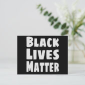 Carte Postale Black Lives Matter BLM (Debout devant)