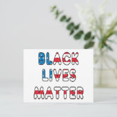 Carte Postale Black Lives Matter BLM (Debout devant)