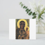 Carte Postale Black Madonna Pologne Notre Dame de Czestochowa im (Debout devant)