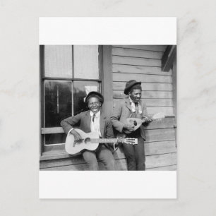 Carte Postale Black Men Jouant de la guitare, 1902