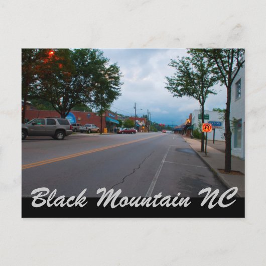 Carte Postale black mountain (Devant)