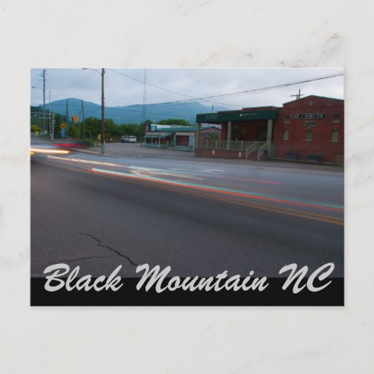 Carte Postale black mountain (Devant)