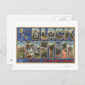 Carte Postale Black Mountain, Caroline du Nord (Devant / Derrière)