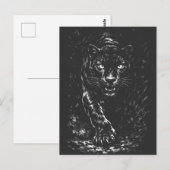 Carte Postale Black Panther — par BurnsInHell (Devant / Derrière)