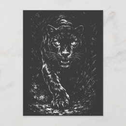 Carte Postale Black Panther — par BurnsInHell