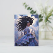 Carte Postale Black Princess Imaginaire Art (Debout devant)
