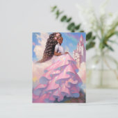Carte Postale Black Princess Imaginaire Art (Debout devant)