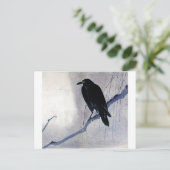 Carte Postale Black Raven Bird (Debout devant)