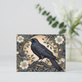 Carte Postale Black Raven William Morris inspiré (Debout devant)