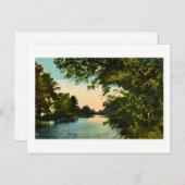 Carte Postale Black River Scenery, Holland Michigan (Devant / Derrière)