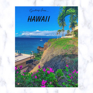 Carte Postale Black Rock Beach Lahaina Hawaii