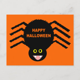 Carte postale Black Spider Halloween