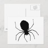 Carte Postale Black Spider Love_ (Devant / Derrière)