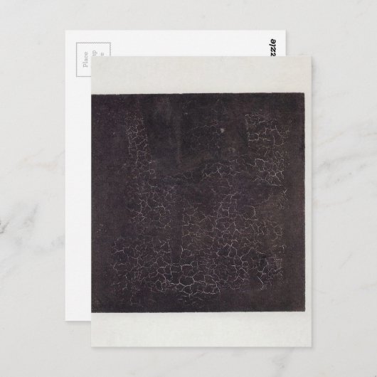 Carte Postale Black Square par Kazimir Malevich (Devant / Derrière)