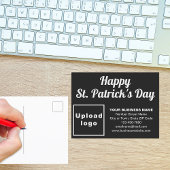 Carte postale Black St Patrick Business Holiday