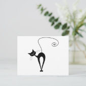 Carte Postale Black Whimsy Kitty 3 (Debout devant)