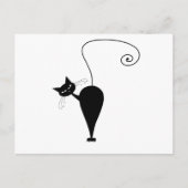 Carte Postale Black Whimsy Kitty 5 (Devant)