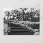 Carte Postale Black White NY Central Park (Devant)